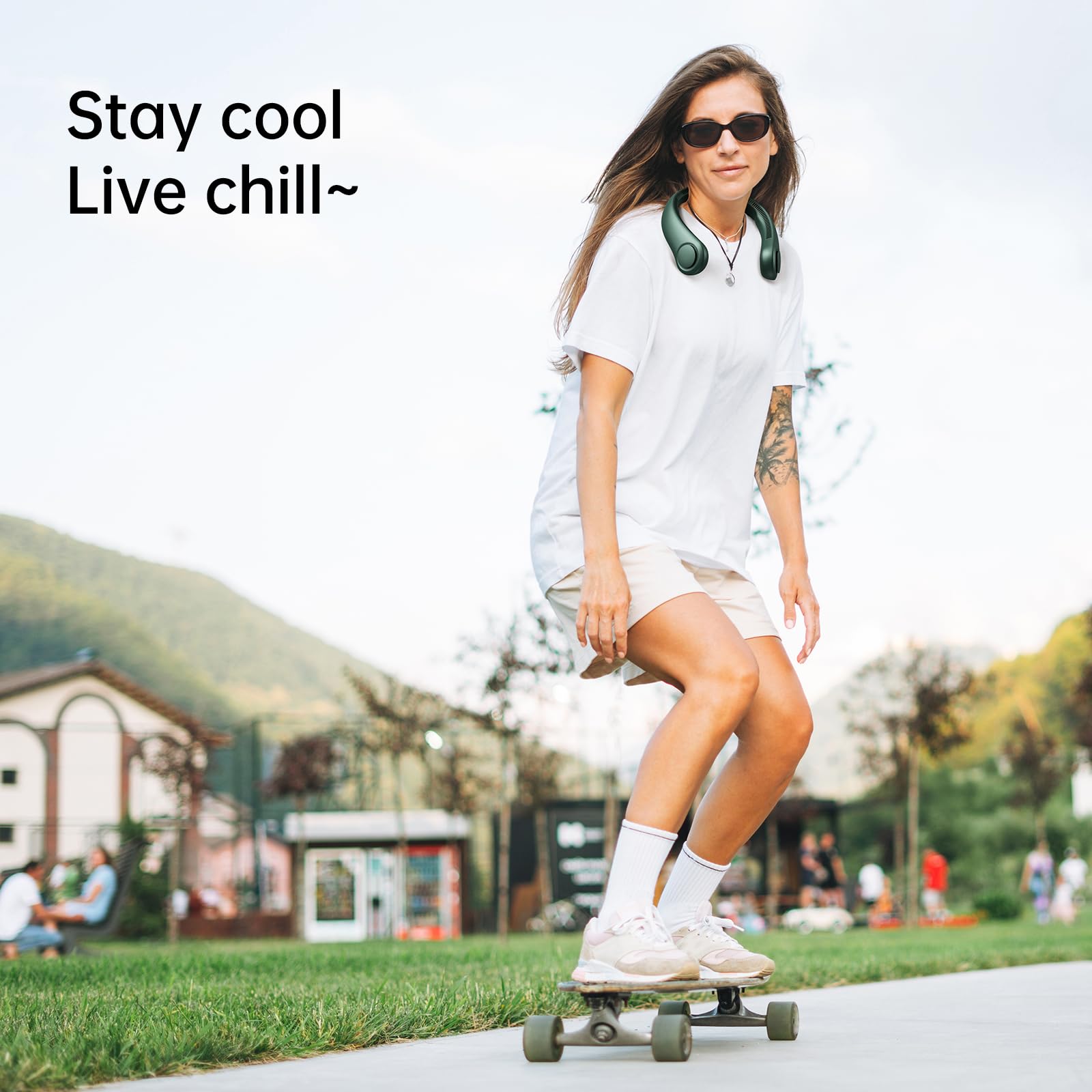 Bravonyxis Hands Free Bladeless Fan